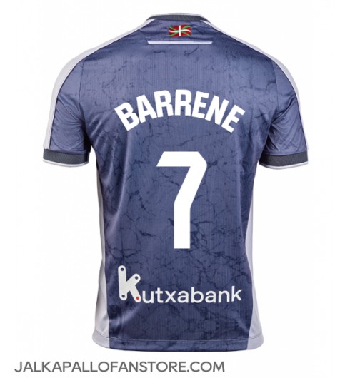 Real Sociedad Ander Barrenetxea #7 Vieraspaita 2025-26 Lyhythihainen Real Sociedad Ander Barrenetxea #7 Vieraspaita 2025-26 Lyhythihainen